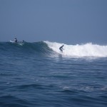 never had the chance to get a photo of the better waves coming through...but still looking fun